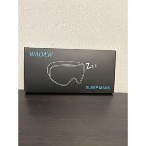 New WAOAW Black Sleep Eye Mask